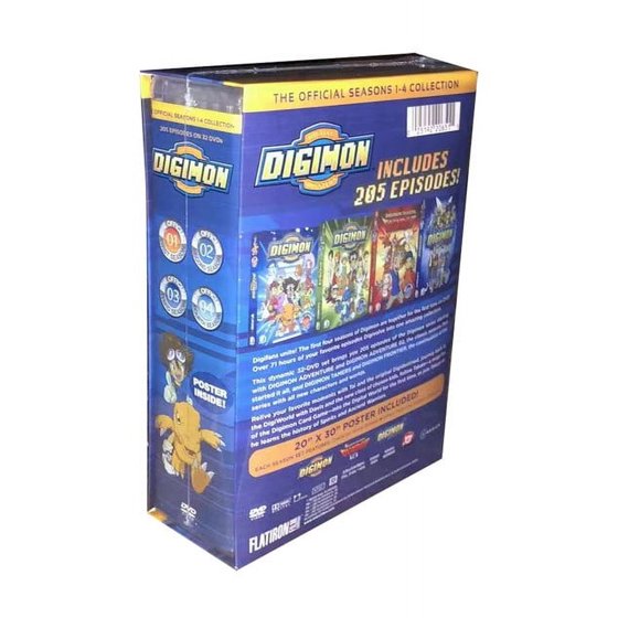 Digimon: The Complete Series Seasons 1-4 Collection (DVD)