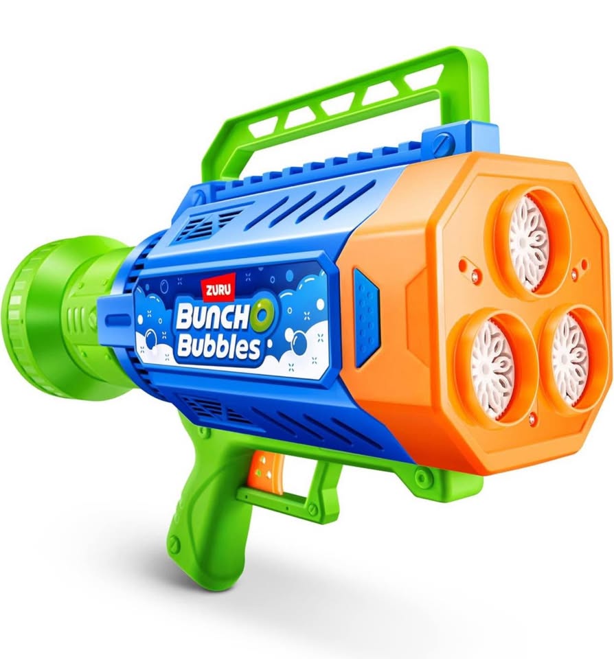 ZURU Bunch O Bubbles Blaster - Mega Motorized Bubble Blaster for Kids, Multicolor, Large, LED Lights