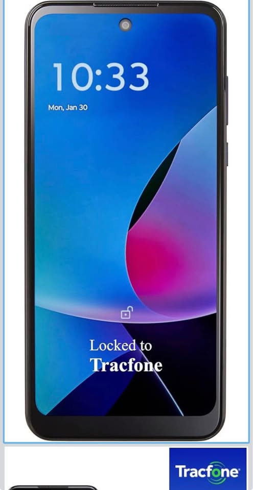 Tracfone Moto G Play (2023) [Activation Promotion], 32GB, Blue, Includes 1500Min/1500Txt/1500MB, 365